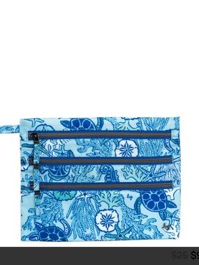 Lug Kickline Zip Pouch. Sealife Blue. NWOT